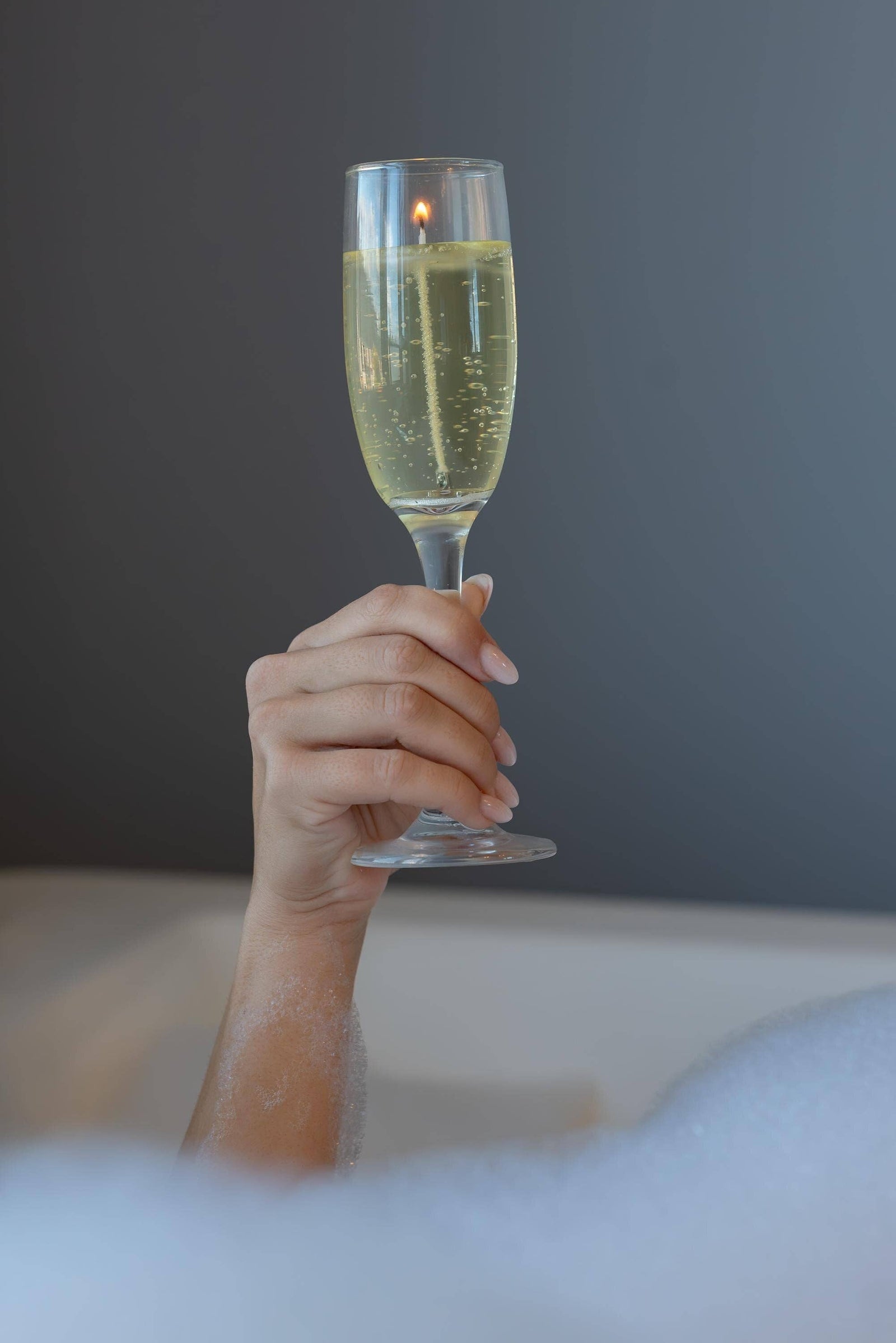 Alameda Soap & Scrub Co. Champagne Glass Candle