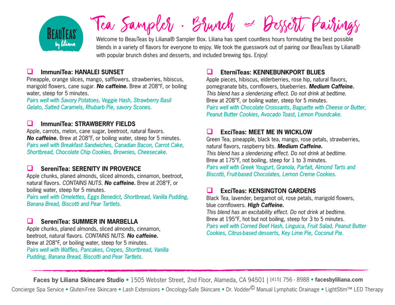 BeauTeas by Liliana® Sampler Kit