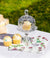 Petite Covered Pedestal Plate w/Hearts