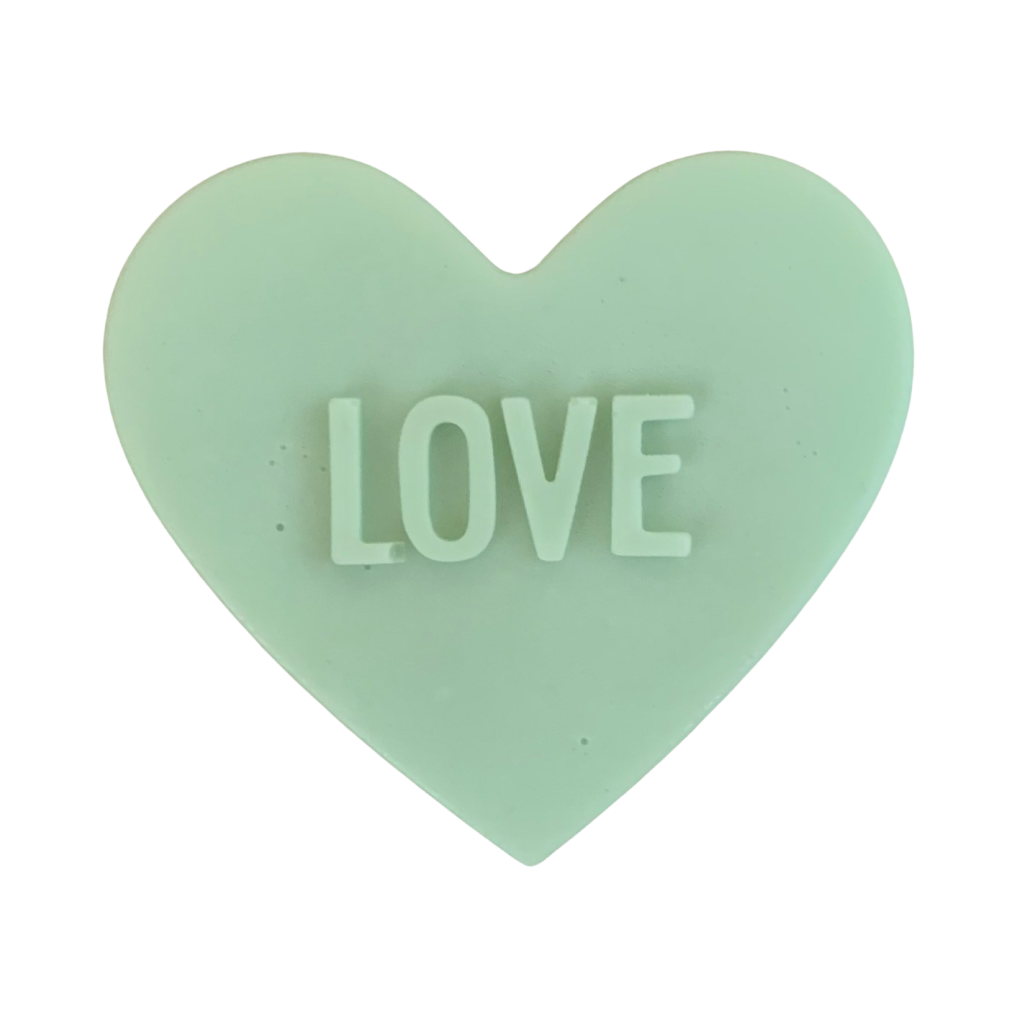 Candy Heart Soap with "Love":  Valentine Gifts