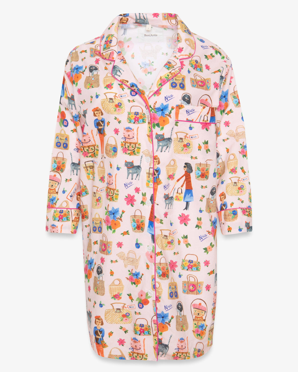 Pajama Shirt | Ooh La La Cats