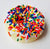 Vanilla or Chocolate Sprinkled Soap Donut, Vegan, White, Coconut Oil