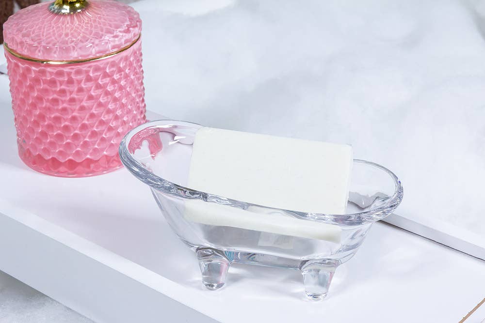 Glass Bathtub Soap Dish