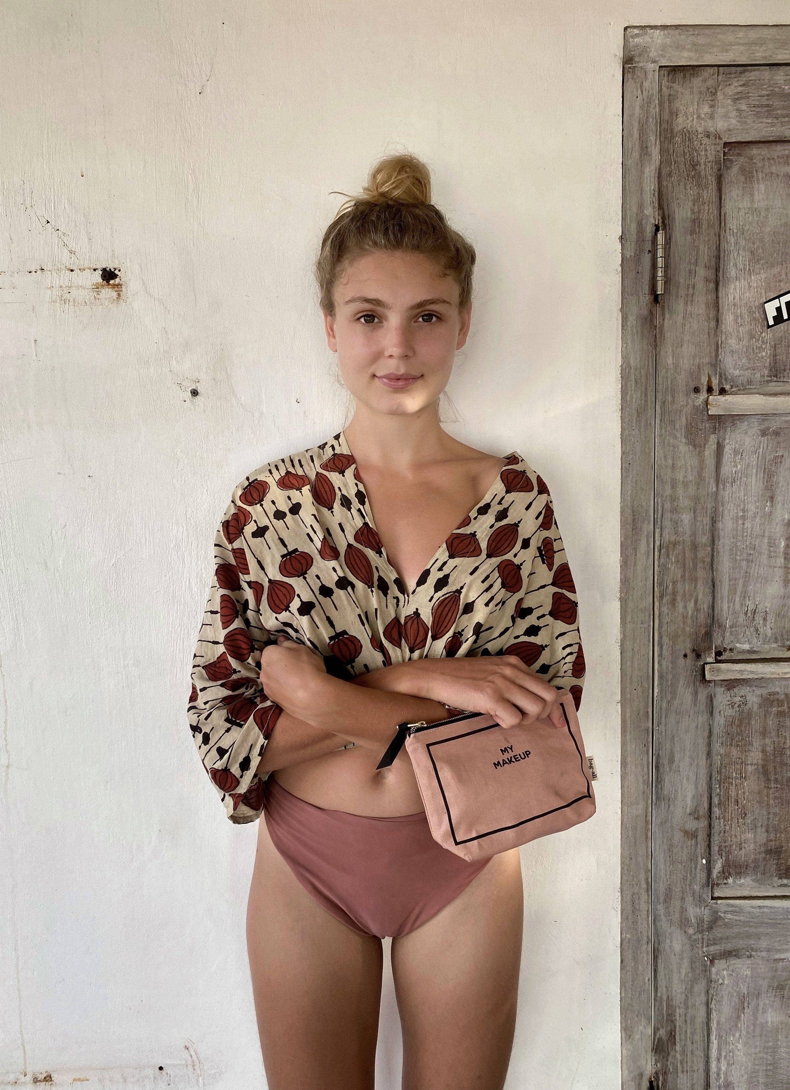 My Makeup Pouch, Coated Lining Pink/Blush