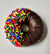 Vanilla or Chocolate Sprinkled Soap Donut, Vegan, White, Coconut Oil