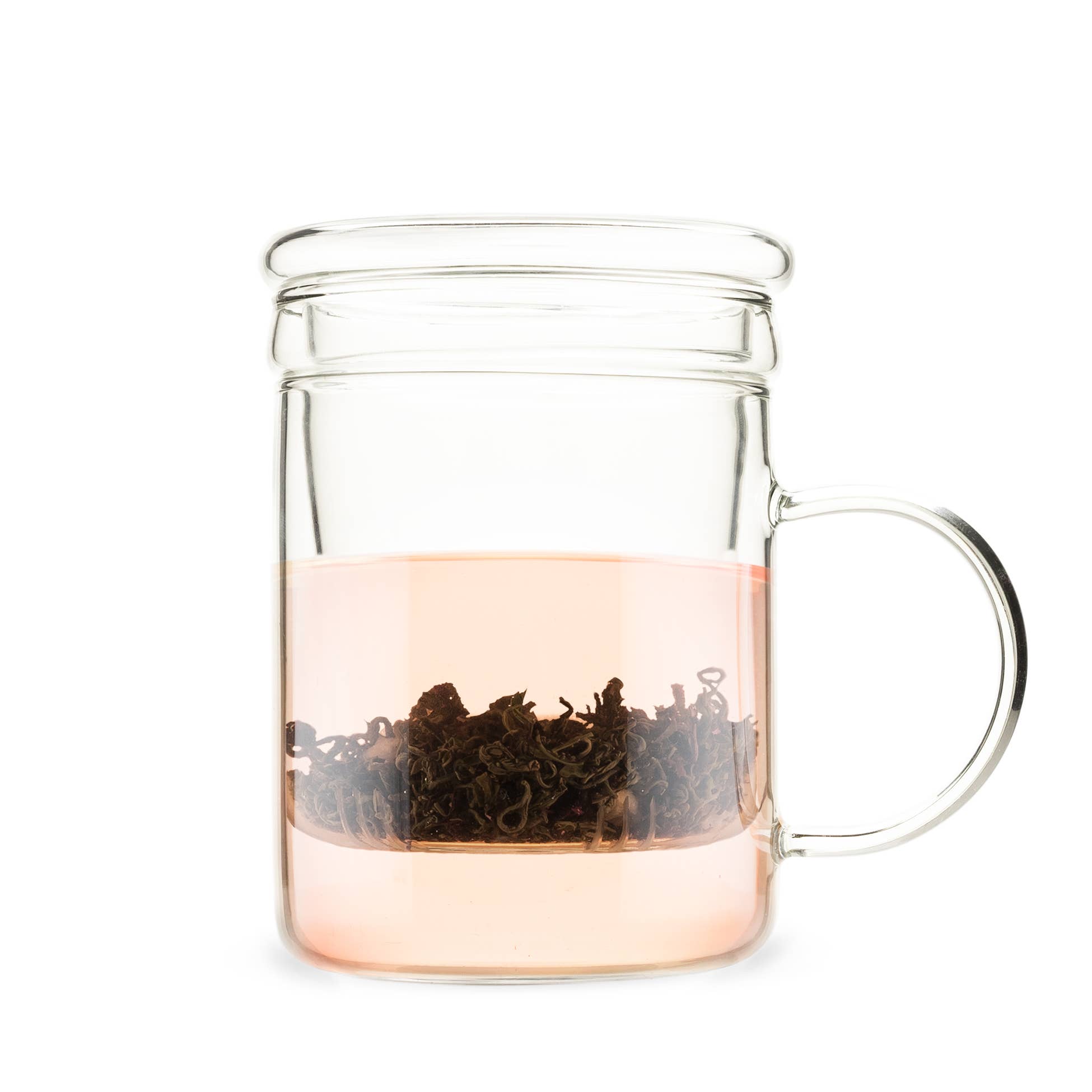Blake™ Glass Loose Leaf Tea Infuser Mug w/Lid
