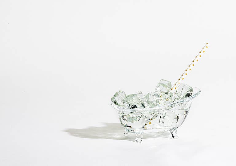 Glass Bathtub Soap Dish
