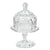 Petite Covered Pedestal Plate w/Hearts
