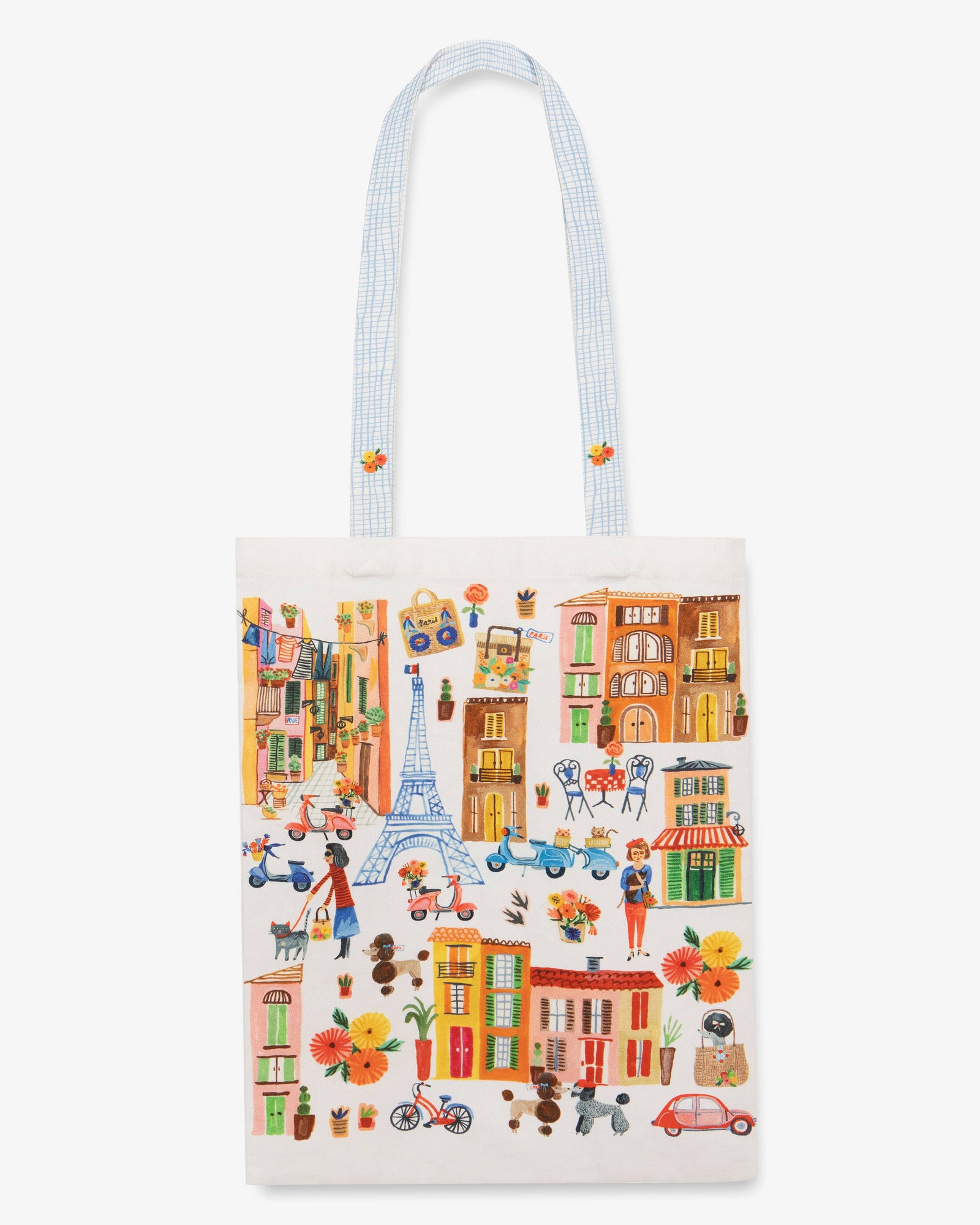 Paris City View Tote Bag