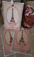 Gift Tag Pink Paris Eiffel Tower
