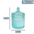 Cosmetic Glass Canister - Turquoise de France