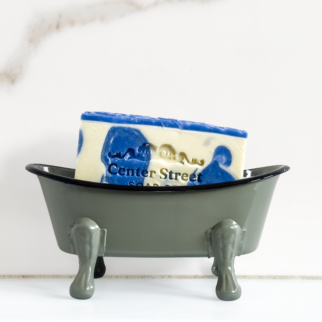 Antique Bathtub Soap Dish 12-Pack, 4-Colors Bright