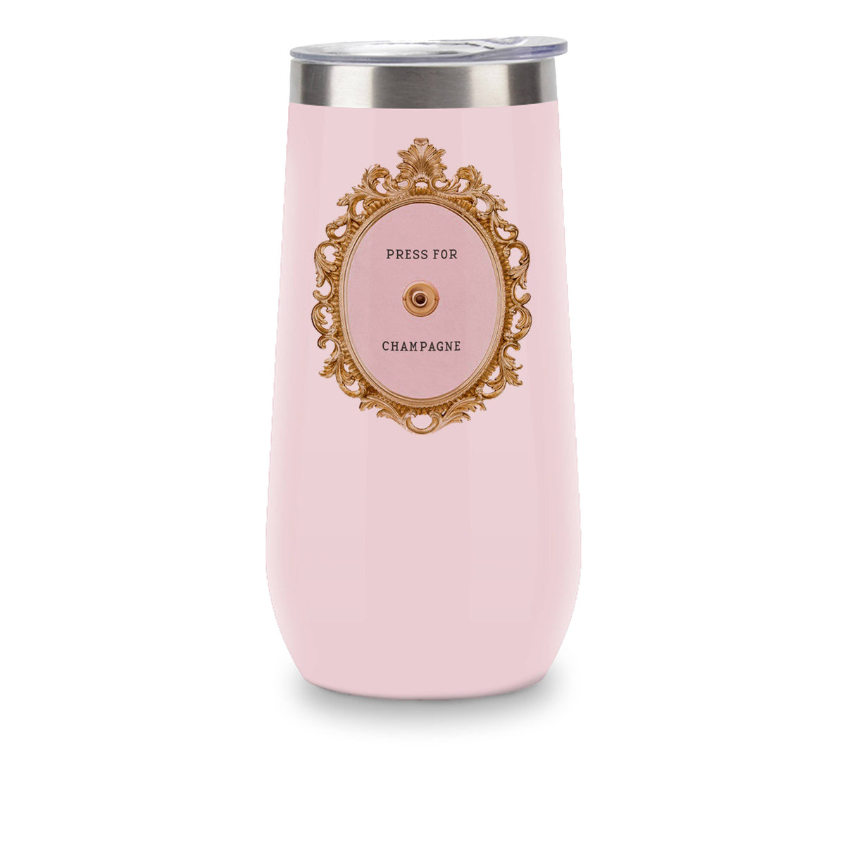 Champagne Tumbler (Pink) - Press for Champagne