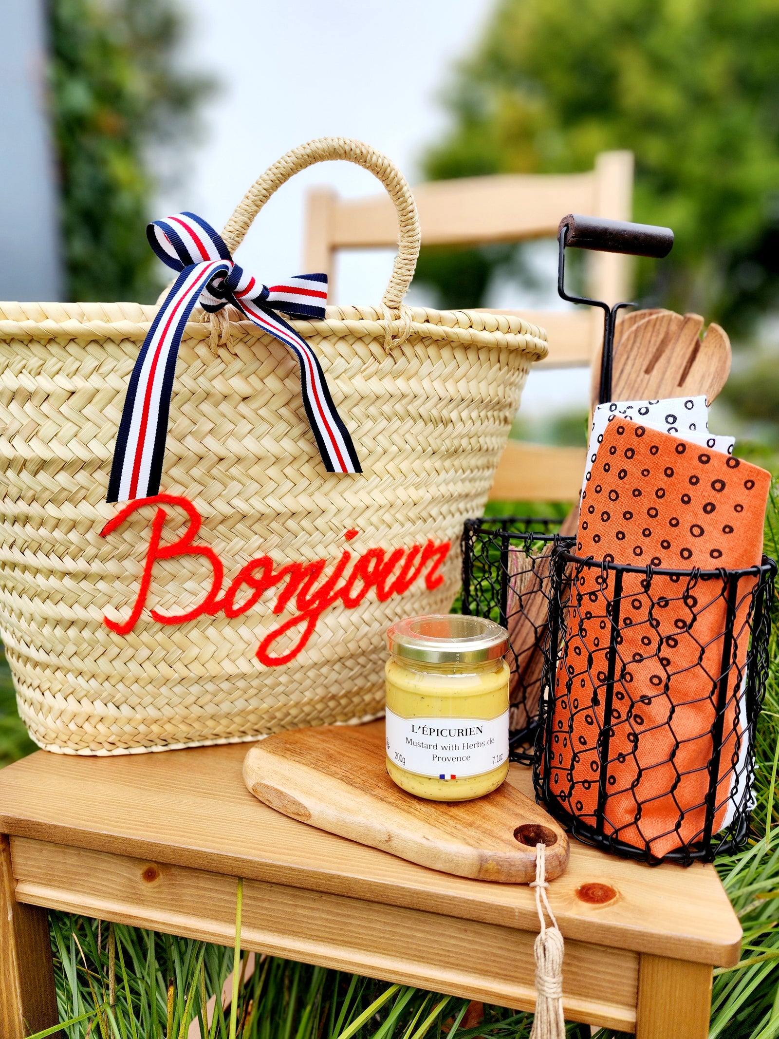 French Basket Tote