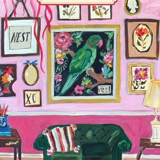 Merci Parakeet Parlor Greeting Card