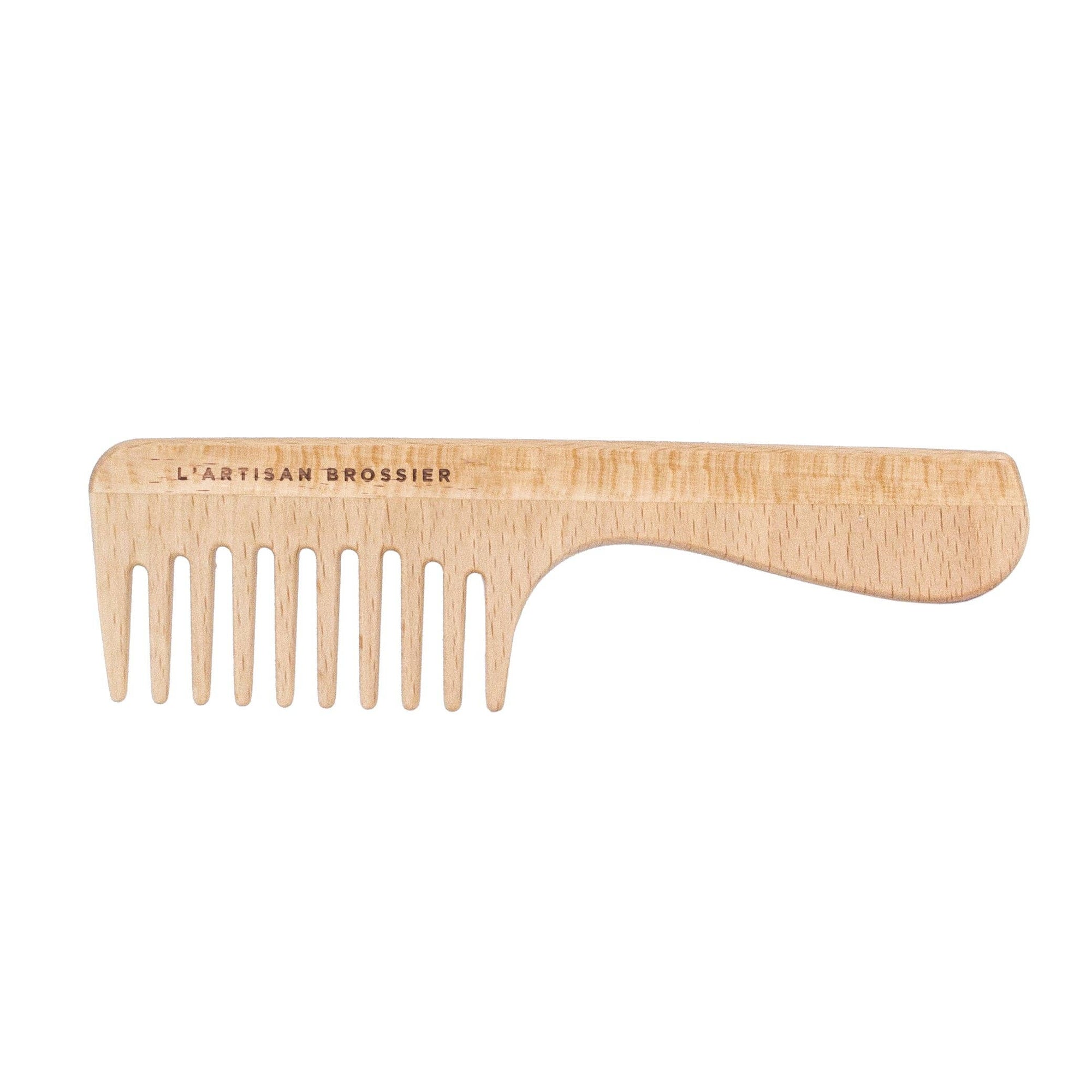 L'Artisan Brossier Beechwood Handled Comb