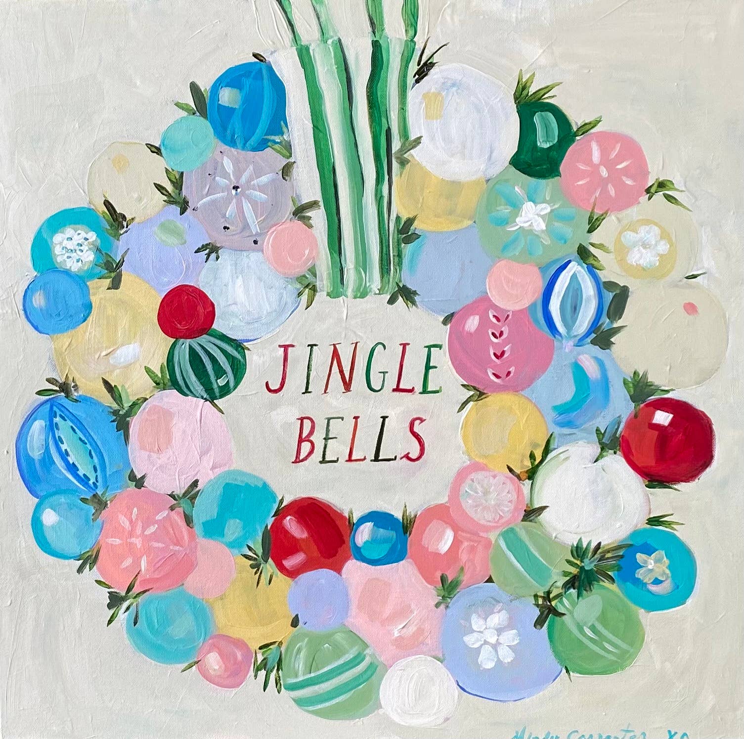 Jingle Bells Holiday Postcard