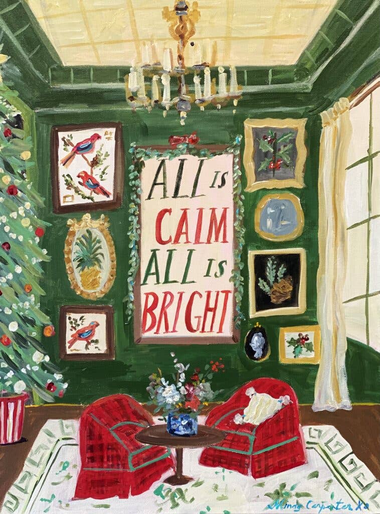 All is Calm Holiday Greeting Card