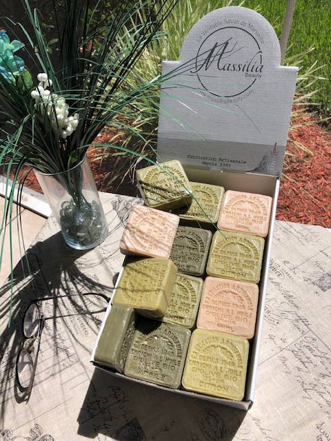 Square Soaps of Marseille made with Organic Oil