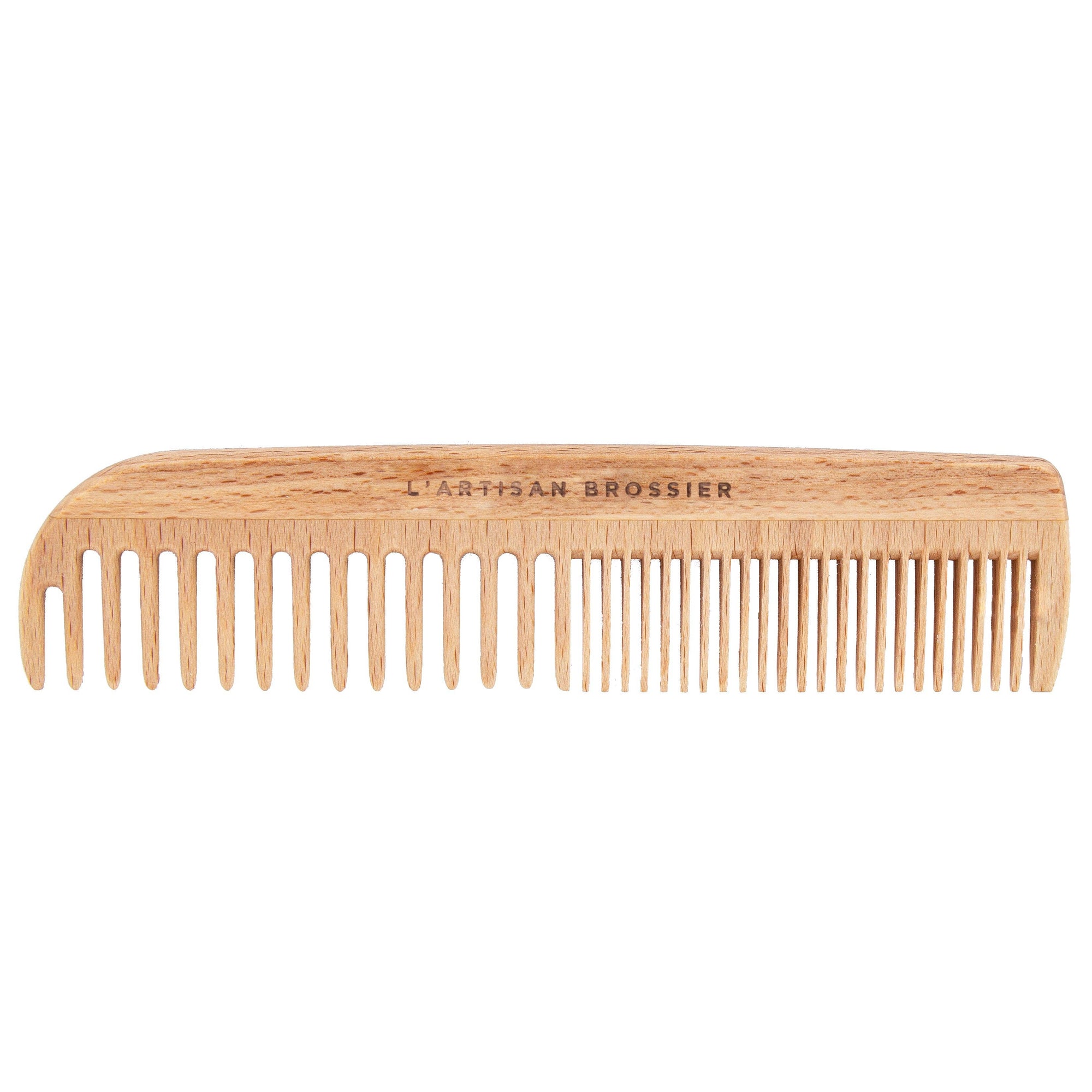 L'Artisan Brossier Large Beechwood Comb